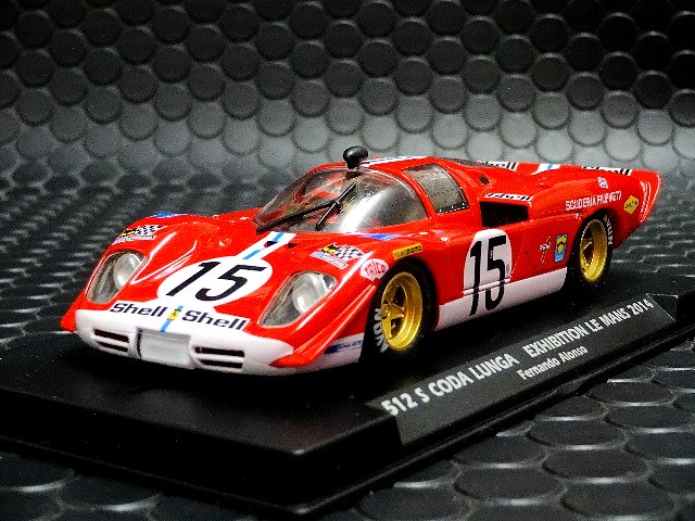 Flyslot 1/32 ｽﾛｯﾄｶ- F020101 ◇ Ferrari 512S - Coda Lunga #15