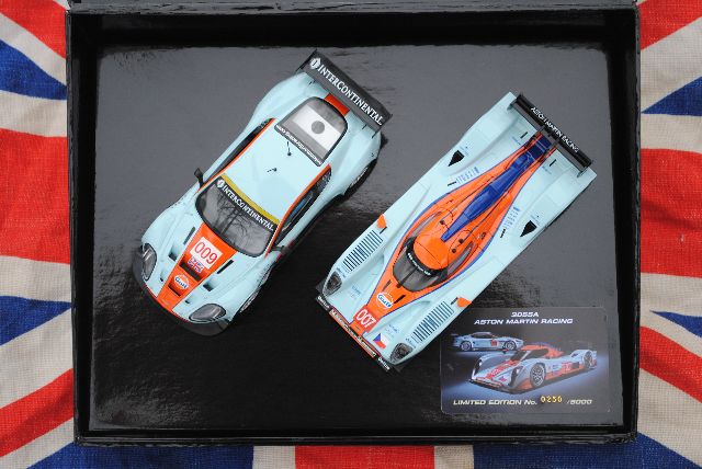 scalextric 1/32 ｽﾛｯﾄｶｰ C3855A ◇ GULF ASTON MARTIN RACING DBR9 #009、 LOLA  #007 - Limited-Twin Pack - ハイディティールモデル☆絶版モデル。 希少な2台セット限定セット 再入荷！ |  NASCAR・スロットカー・ミニカーの専門店<<サッキーズ・コレクションズ大阪>> by ...