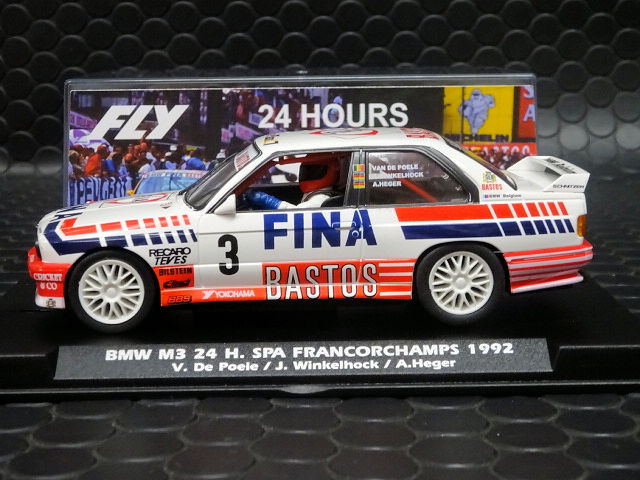 FLY 1/32 ｽﾛｯﾄｶｰ A2023◇ BMW M3 E30 #3/E.Van der Poele、P