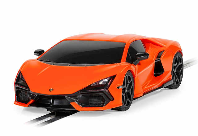 Scalextric C4523 – Lamborghini Revuelto Orange Apodis, Slot Racing 1/32