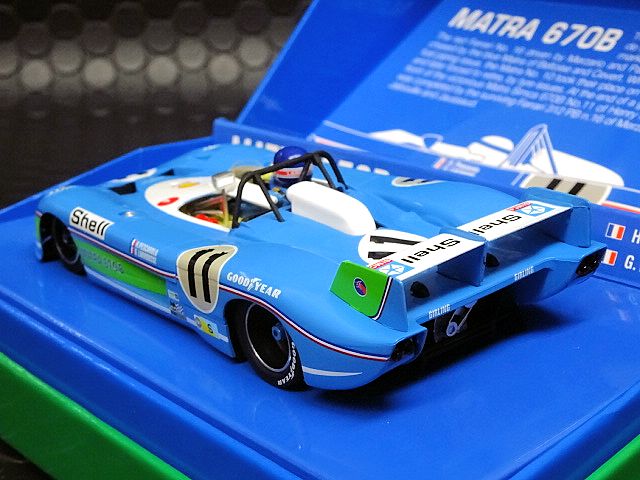 Slot it 1/32 ｽﾛｯﾄｶｰ CW21◇Matra-Simca MS 670 B ＃11/Henry Pescarolo & Gerard  Larrousse. 24h Le Mans Winner 1973 新発売！【ルマン優勝車コレクション」☆入荷完了！好評出荷中～ | NASCAR・ スロットカー・ミニカーの専門店<<サッキーズ・コレクションズ大阪>> by ...