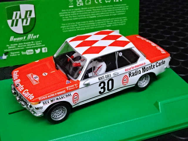Avantslot 1/32 ｽﾛｯﾄｶｰ as51804◇BMW 2002 #30 Radio Monte