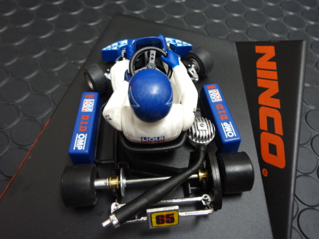 Ninco 1/18 ｽﾛｯﾄｶｰ 50640◇RACING GO-KART HARPOON #64 Blue-color 