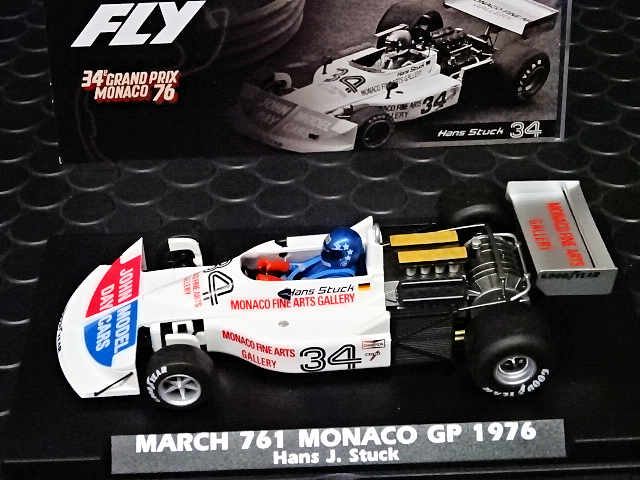 FLY 1/32 ｽﾛｯﾄｶ- A2048◇March 761, #34/Hans-Joachim Stuck. Monaco