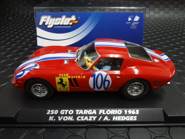 FLY 1/32 ｽﾛｯﾄｶｰ 042101◇ FERRARI 250 GTO TARGA FLORIO 1963 #106/K