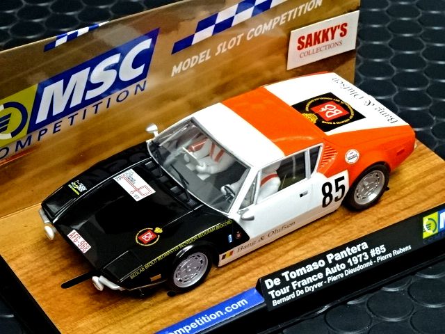 MSC 1/32 ｽﾛｯﾄｶｰ 6029◇ DeTomaso Pantera Tour France Auto 1973 ＃85