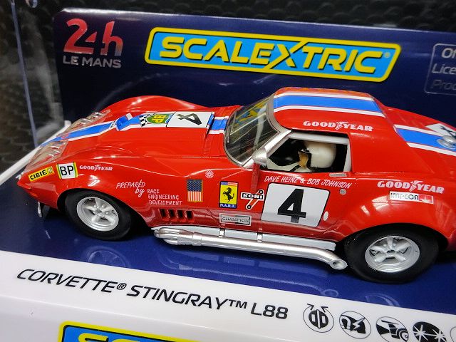scalextric1/32 ｽﾛｯﾄｶｰ C4125◇Chevrolet Corvette L88 #4 NART（North 