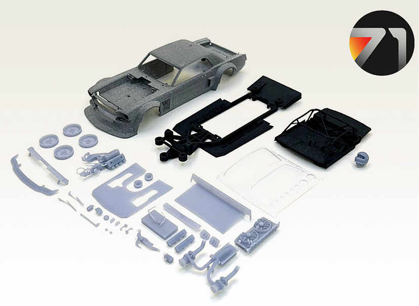 TA71 Model Factory 1/32 ｽﾛｯﾄｶｰ kit 132-K&M-FRD-011◇ Ford Mustang 