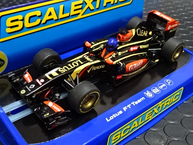 Scalextric 1/32 ｽﾛｯﾄｶｰ C3518 ◇Lotus Renault GP Romain Grosjean 