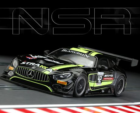 7NSR 1/32 ｽﾛｯﾄｶｰ NSR-0134◇Mercedes-AMG GT3 #42 Strakka Racing