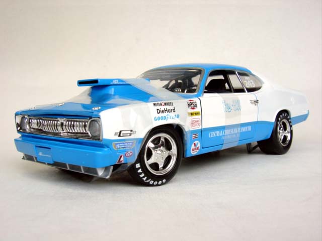 ERTL 1/18 ﾀﾞｲｷｬｽﾄﾓﾃﾞﾙ LIMITED ◇ROY HILL '72 Plymouth DUSTER PRO/S