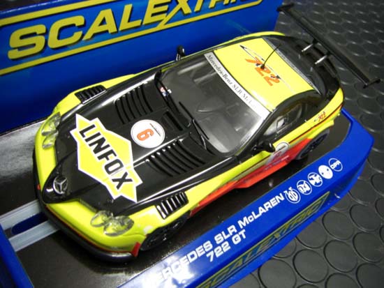 scalextric1/32 ｽﾛｯﾄｶｰ C3294◇Mercedes SLR McLarlen 722 GT LINFOX