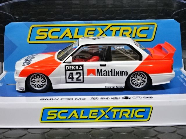 Scalextric 1/32 ｽﾛｯﾄｶｰ C4168◇BMW E30 M3 #42 ”Marlboro” DTM 1991 Cor Euser..  マルボロM3 !☆再入荷！ | NASCAR・スロットカー・ミニカーの専門店u003cu003cサッキーズ・コレクションズ大阪u003eu003e by CAR-BOX