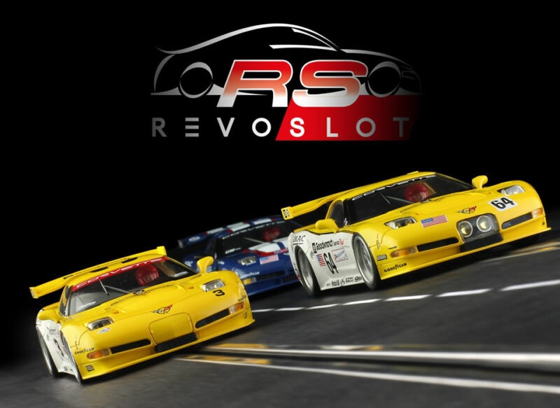 厳選スロットカー　Revell コルベット:used Revoslot 1/32 ｽﾛｯﾄｶｰ RS0186◇ Chevrolet Corvette C5-R #3/Ron