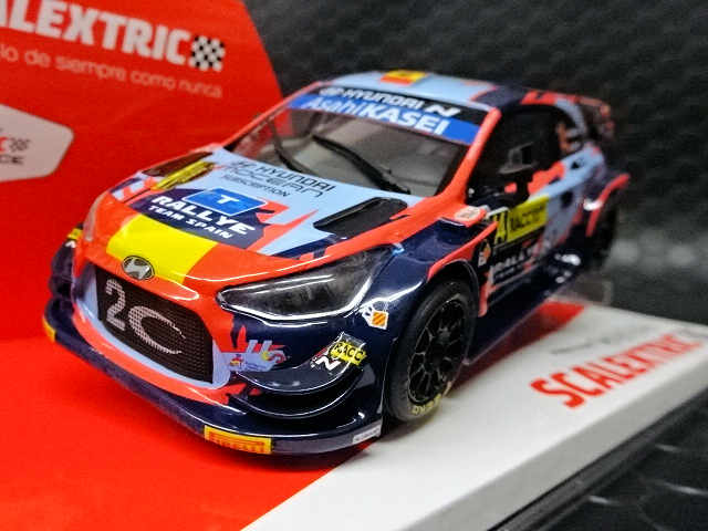 SCX 1/32 ｽﾛｯﾄｶｰ U10429◇Hyundai i-20 WRC #14/ Solans ヒュンダイ i