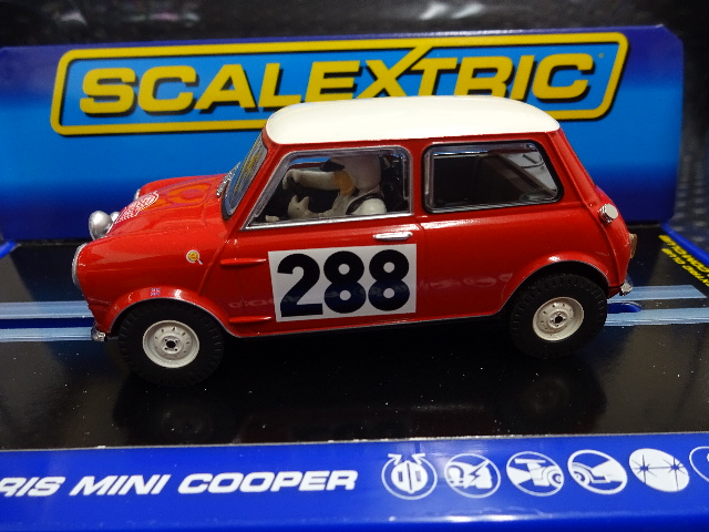 Scalextric 1/32 ｽﾛｯﾄｶｰ C3485◇Mini Cooper #288/Rauno Aaltonen