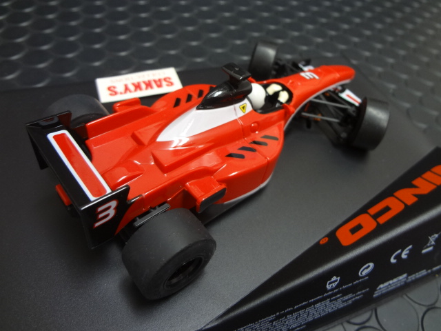 NINCO 1/32 ｽﾛｯﾄｶｰ 50697◇ FORMULA -1 Ferrari-Style #3-Red ニンコの
