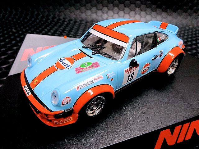 NINCO 1/32 ｽﾛｯﾄｶｰ 50652◇GULF PORSCHE 911 #18/Matthew Musti