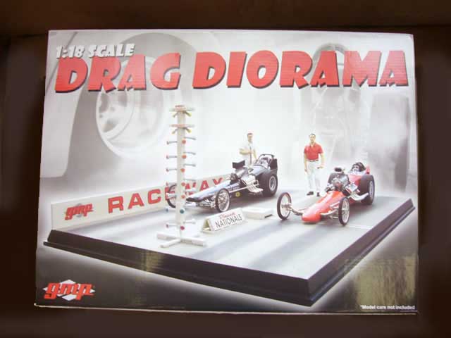 gmp 1/18 ◇Drag Strip Giorama ドラッグ ジオラマset チームクルー