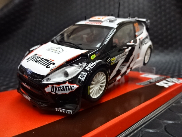 SCX 1/32 ｽﾛｯﾄｶｰ A10113◇ Ford Fiesta WRC #23 Kosciuszko Dynamics 