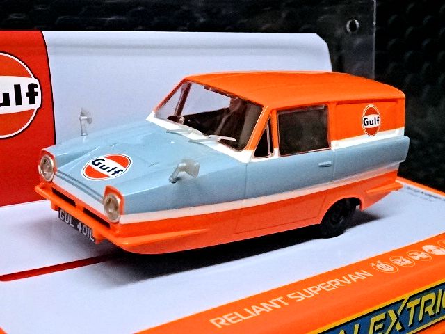 Scalextric 1/32 ｽﾛｯﾄｶｰ C4193◇ Reliant Regal Van ”Gulf