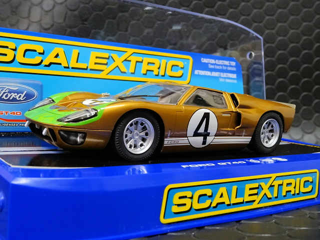 scalextric1/32 ｽﾛｯﾄｶｰ C3026 ◇ Ford GT40 MkII 1966 #4/Mark