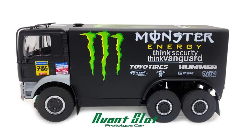Avantslot 1/32 ｽﾛｯﾄｶｰ 050410◇Man Truck 6WD ”Monster Energy” 6