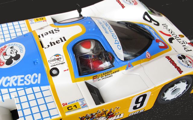 Slot It 1/32ｽﾛｯﾄｶｰ SICA02E◇PORSCHE 956C Obermaier Racing, #9/F.M.