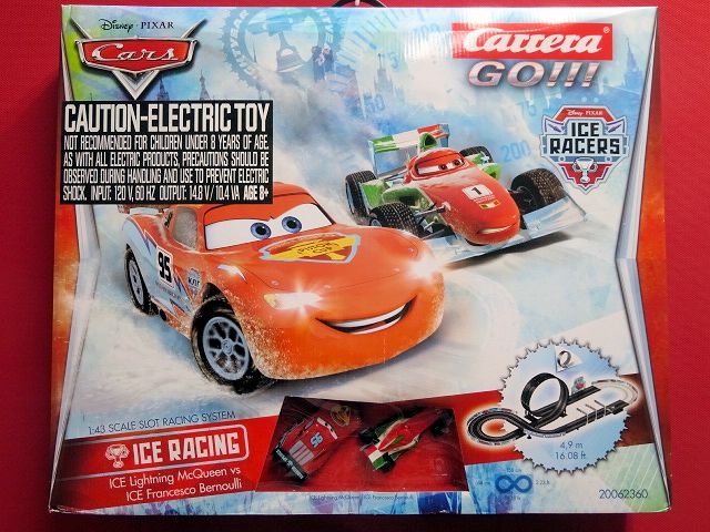 Carrera Go 1/43 ｺｰｽｾｯﾄ 62360◇”カーズ・アイスレーシング”set Disney