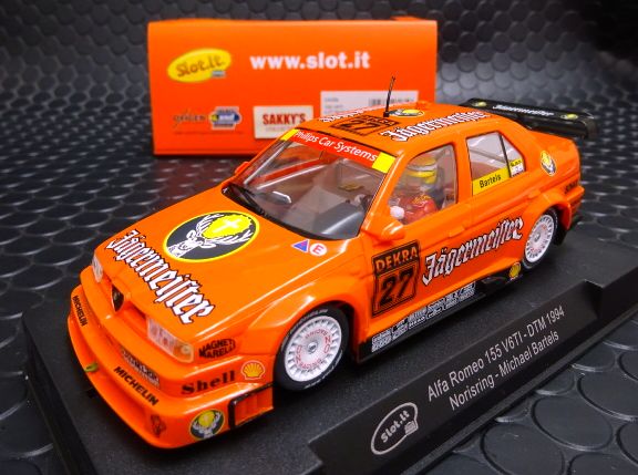 Slot It 1/32 ｽﾛｯﾄｶｰ CA35b◇ Alfa Romeo 155 V6 TI ”Jagermeister” #27/Michael  Bartel DTM Zolder 1994 待望の新製品☆好評発売中！ | NASCAR・スロットカー・ミニカーの専門店u003cu003cサッキーズ・コレクションズ大阪u003eu003e  by CAR-BOX