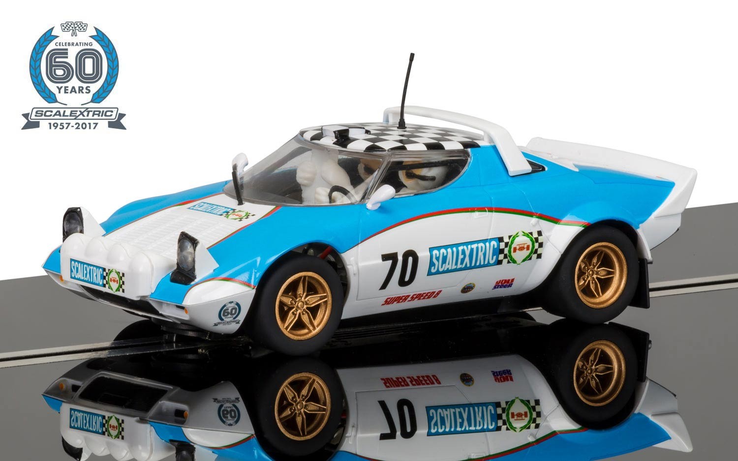 Scalextric 1/32 ｽﾛｯﾄｶｰ C3827A◇Scalextric 60th-Anniversary CollectionCar -  1970s Lancia Stratos Limited Edition スケーレックス60周年記念・限定ボックス☆再入荷！ | NASCAR・ スロットカー・ミニカーの専門店<<サッキーズ・コレクションズ大阪>> by CAR-BOX