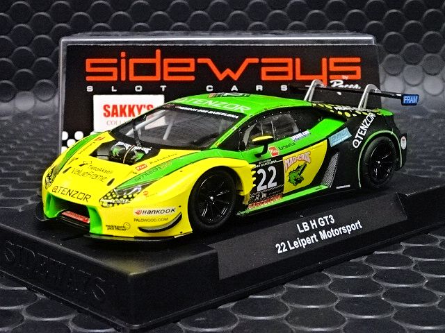 RACER / SIDEWAYS 1/32 ｽﾛｯﾄｶｰ SWCAR01i◇LAMBORGHINI HURACAN GT3 #22 ” Leipert  Motorsport Design” ウラカンGT3登場！◇再入荷！ | NASCAR・スロットカー・ミニカーの専門店<<サッキーズ・コレクションズ大阪>>  by CAR-BOX