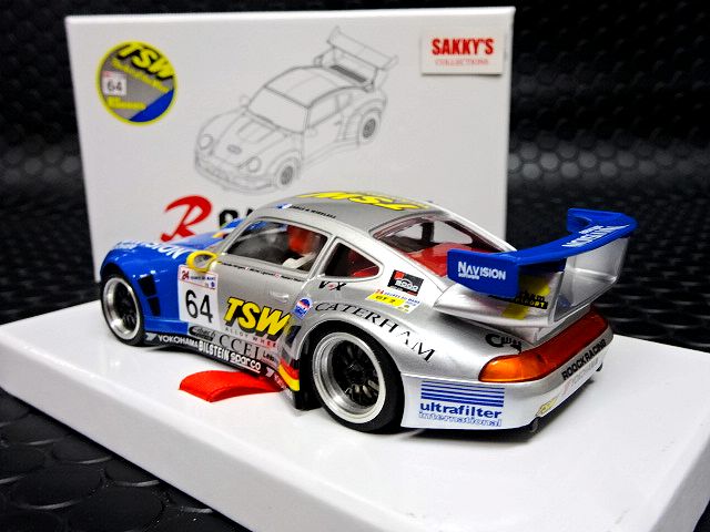 Revoslot 1/32 ｽﾛｯﾄｶｰ RS0006◇Porsche 911 GT2 ＃64 TSW Team