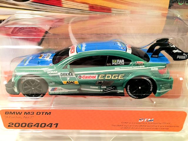 Carerra GO  M3DTM スロットレーシング ドイツ車 ビーエム Carrera-Go ｽﾛｯﾄｶｰ 1/43 64041 BMW M3 DTM A. FARFUS #7 カレラGoは