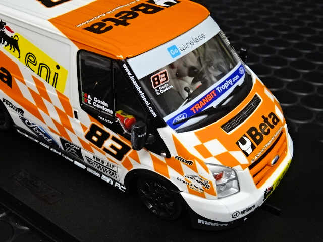 FLY 1/32 ｽﾛｯﾄｶｰ VAN01◇ Ford Transit #83/A. Costa - V. Cardoso