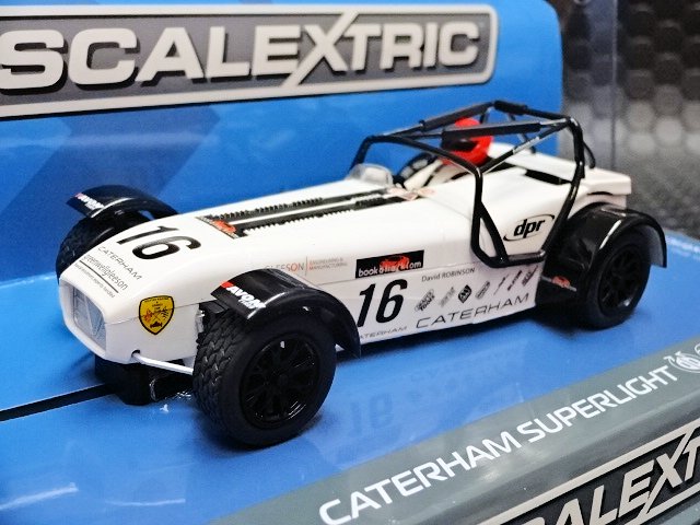 Scalextric 1/32 ｽﾛｯﾄｶｰ C3723 ◇Caterham Superlight R300-S Championship 2015  #16/David Robinson 入荷しました！！☆セブンのニューカラー発売！！ |  NASCAR・スロットカー・ミニカーの専門店<<サッキーズ・コレクションズ大阪>> by CAR-BOX