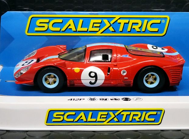 scalextric1/32 ｽﾛｯﾄｶｰ C3946 Ferrari 412P #9 Brands Hatch 1967, フェラーリ412P  ◇再入荷/ご注文を！ | NASCAR・スロットカー・ミニカーの専門店<<サッキーズ・コレクションズ大阪>> by CAR-BOX