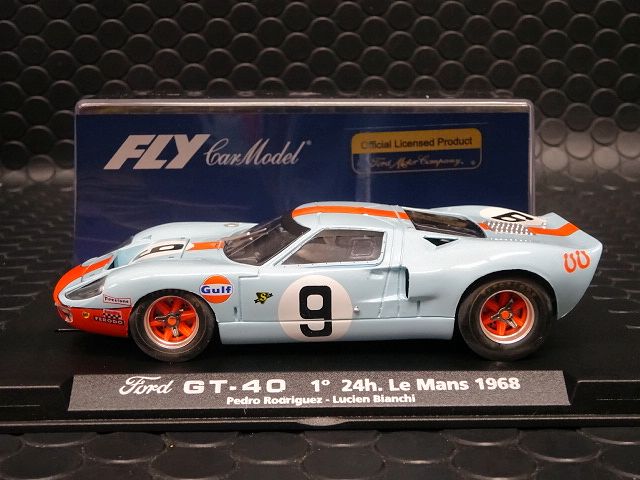 FLY 1/32 ｽﾛｯﾄｶｰ A182◇Ford GT40 ”GULF” #9/Pedro Rodriguez and