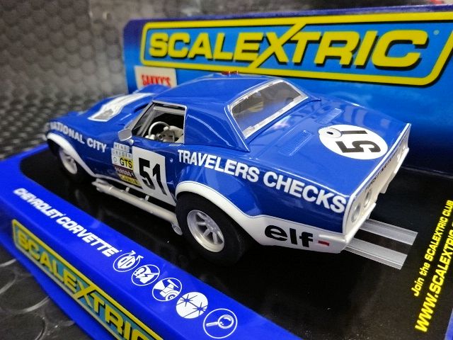 scalextric1/32 ｽﾛｯﾄｶｰ C3654◇ Chevrolet Corvette Stingray L88 #51/ Henri  Greder , Marie-Claude Charmasson. Le Mans 1974☆コルベットL88 ルマン！ |  NASCAR・スロットカー・ミニカーの専門店<<サッキーズ・コレクションズ大阪>> by CAR-BOX