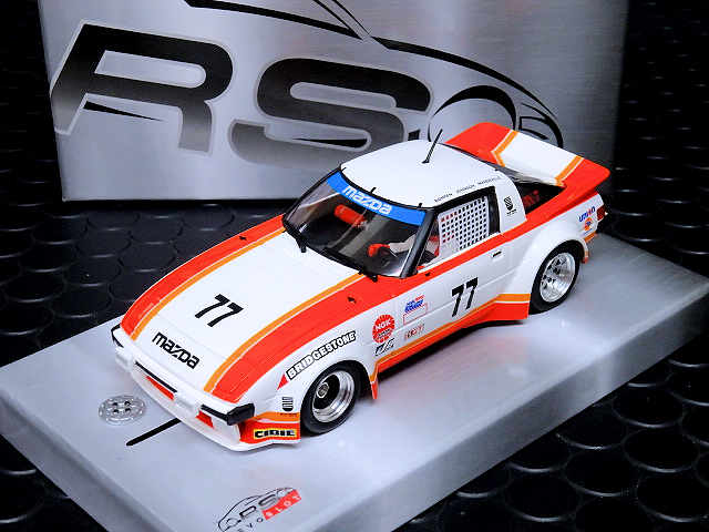 1/32スロットカー Revoslot 1/32 ｽﾛｯﾄｶｰ RS0278 ◇ Mazda RX-7 Daytona 1979 #77