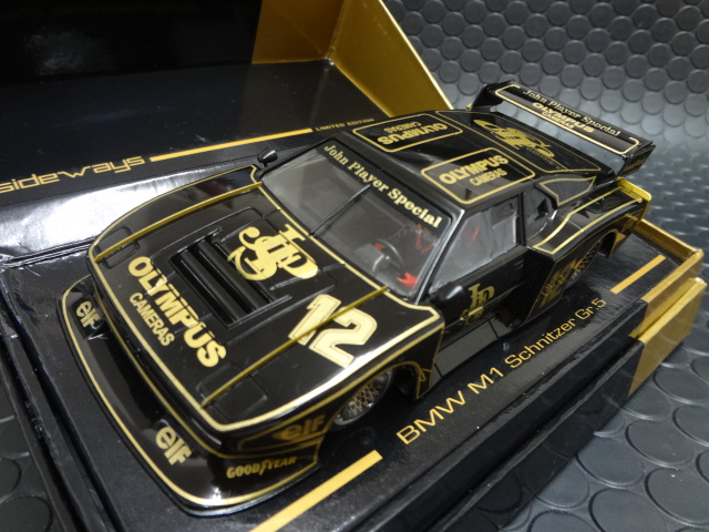 RACER / SIDEWAYS 1/32 ｽﾛｯﾄｶｰ SWLE03◇ J.P.S. BMW M1 TURBO Gr-5