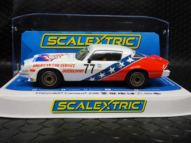 Scalextric 1/32 ｽﾛｯﾄｶｰ C4300◇ Chevrolet Camaro Z28 ＃77/Peter