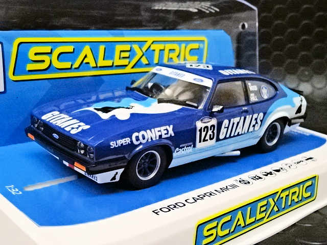 Scalextric 1/32 ｽﾛｯﾄｶｰ C4402◇ Ford Capri MK3 #123/Jake Hill. Gerry Marshall  Trophy Winner 2021 ジタンカラーのフォードカプリいかがですか？◇入荷しました。 |  NASCAR・スロットカー・ミニカーの専門店u003cu003cサッキーズ・コレクションズ大阪u003eu003e by CAR-BOX