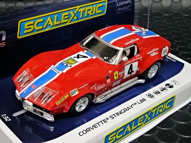 scalextric1/32 ｽﾛｯﾄｶｰ C4125◇Chevrolet Corvette L88 #4 NART（North ...