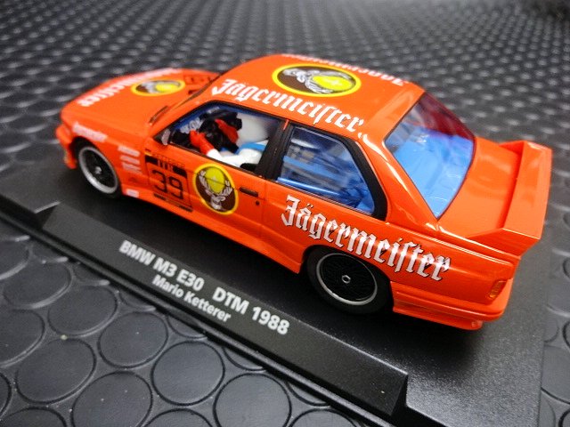 FLY SLOT 1/32 ｽﾛｯﾄｶｰ A1704◇ BMW M3 E30 ”JAGERMEISTER” #39/MarioKEtterer DTM  1988 ☆イエーガーマイスター！！ | NASCAR・スロットカー・ミニカーの専門店<<サッキーズ・コレクションズ大阪>> by CAR-BOX