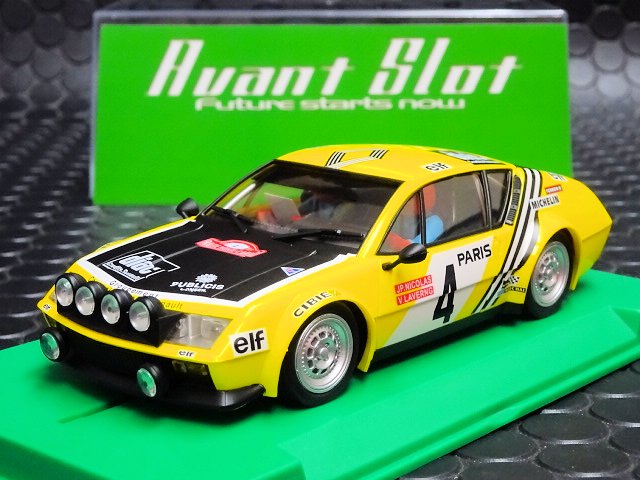 Avant Slot 1/32 ｽﾛｯﾄｶｰ 12504◇RENAULT ALPINE A310 #4/ Nicolas 