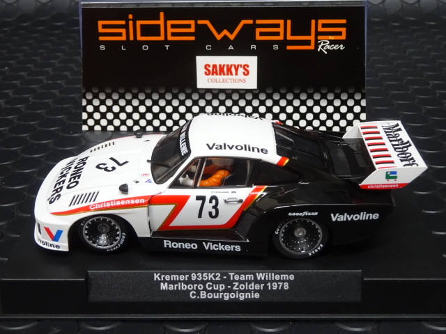 RACER / SIDEWAYS 1/32 ｽﾛｯﾄｶｰ SW55◇Porsche Kremer 935K2 Zolder