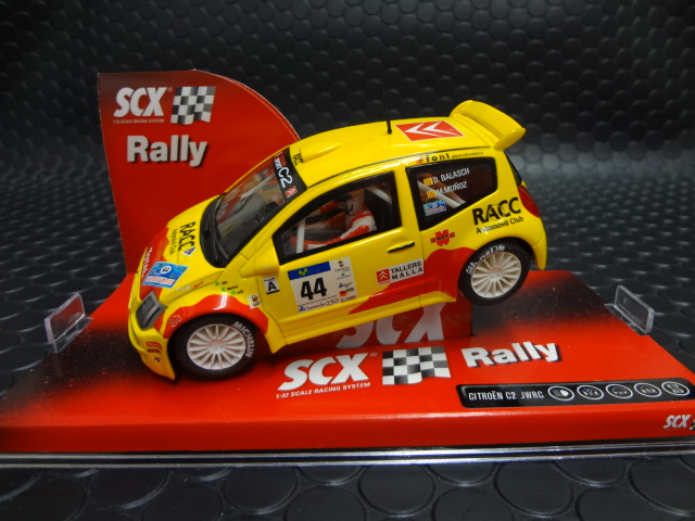 SCX 1/32ｽﾛｯﾄｶｰ 62840 ◇CITROEN C2 JWRC RALLY #44 D.Balasch & M 