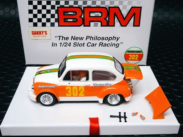 1/24 FIAT ABARTH 750 MFHレジン製作スロットカー中古品 1/24 FIAT