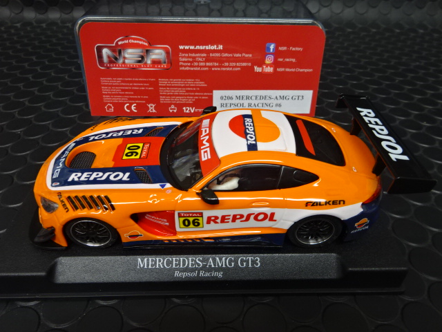 NSR 1/32 ｽﾛｯﾄｶｰ 0206-AW◇ MERCEDES-AMG GT3 #6 